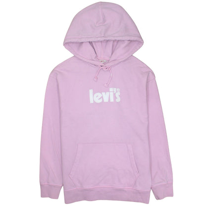 Womens UK Size XS Levi's Pink Pullover Hoodie