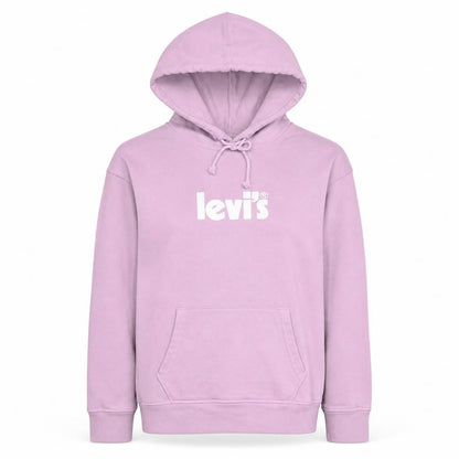 Womens UK Size XS Levi's Pink Pullover Hoodie
