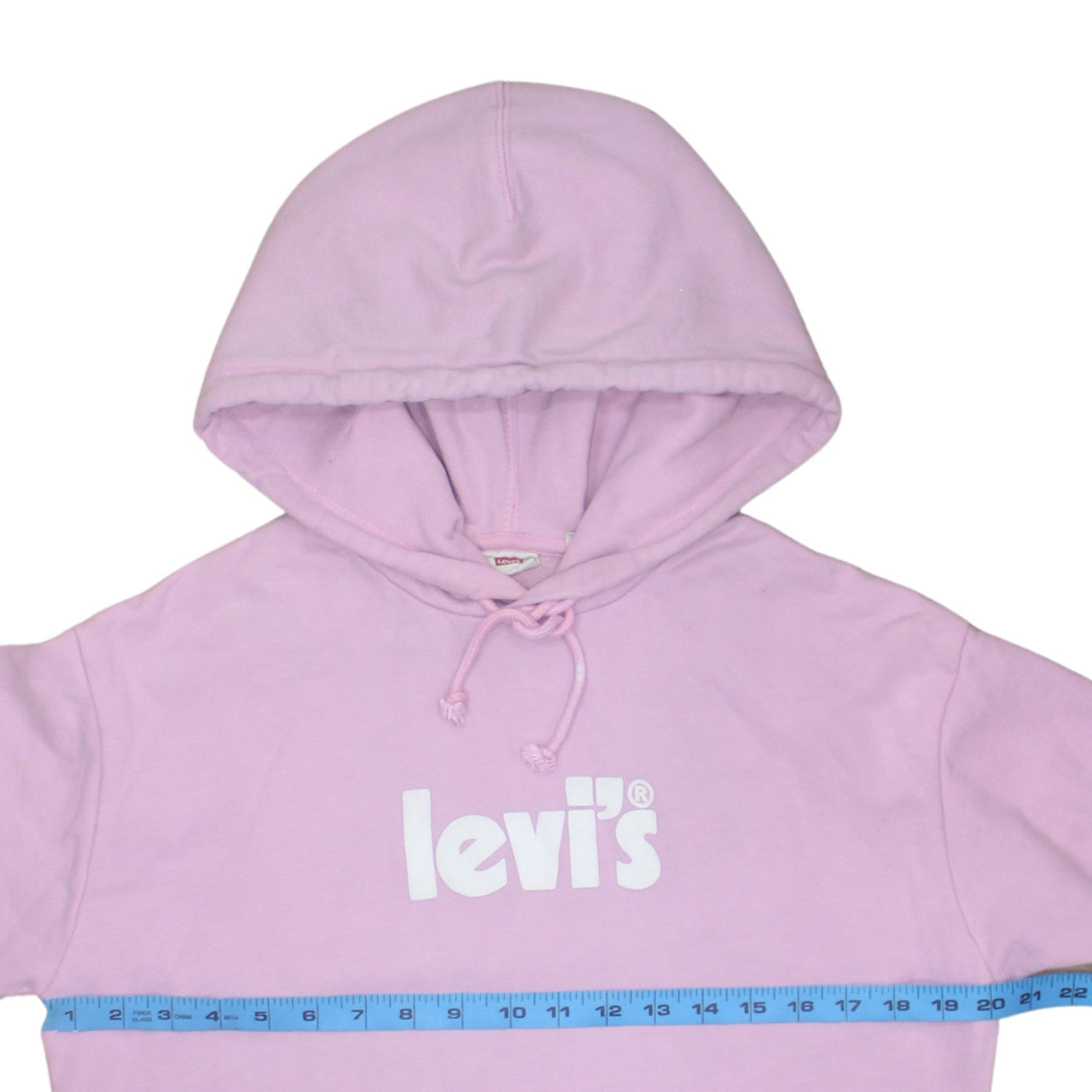 Womens UK Size XS Levi's Pink Pullover Hoodie