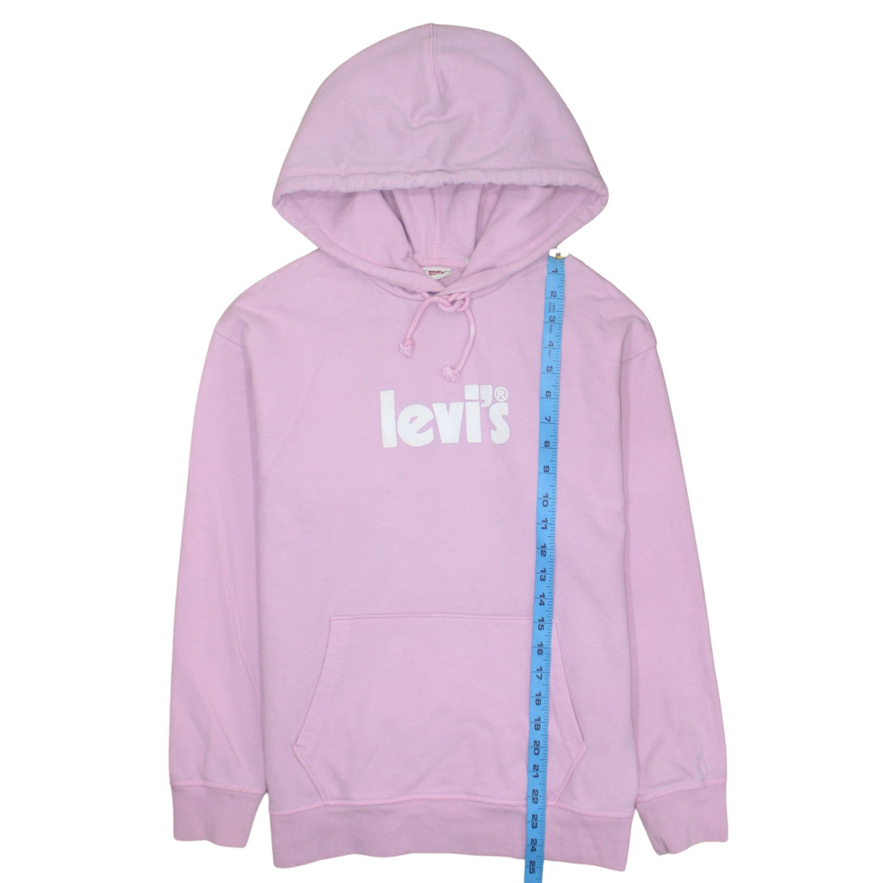 Womens UK Size XS Levi's Pink Pullover Hoodie