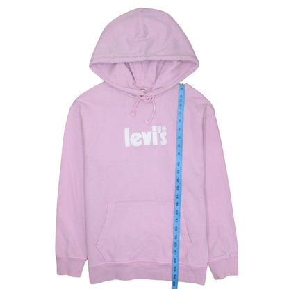 Womens UK Size XS Levi's Pink Pullover Hoodie