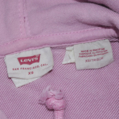 Womens UK Size XS Levi's Pink Pullover Hoodie