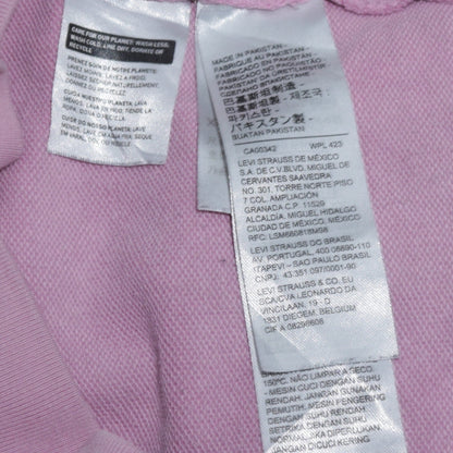 Womens UK Size XS Levi's Pink Pullover Hoodie