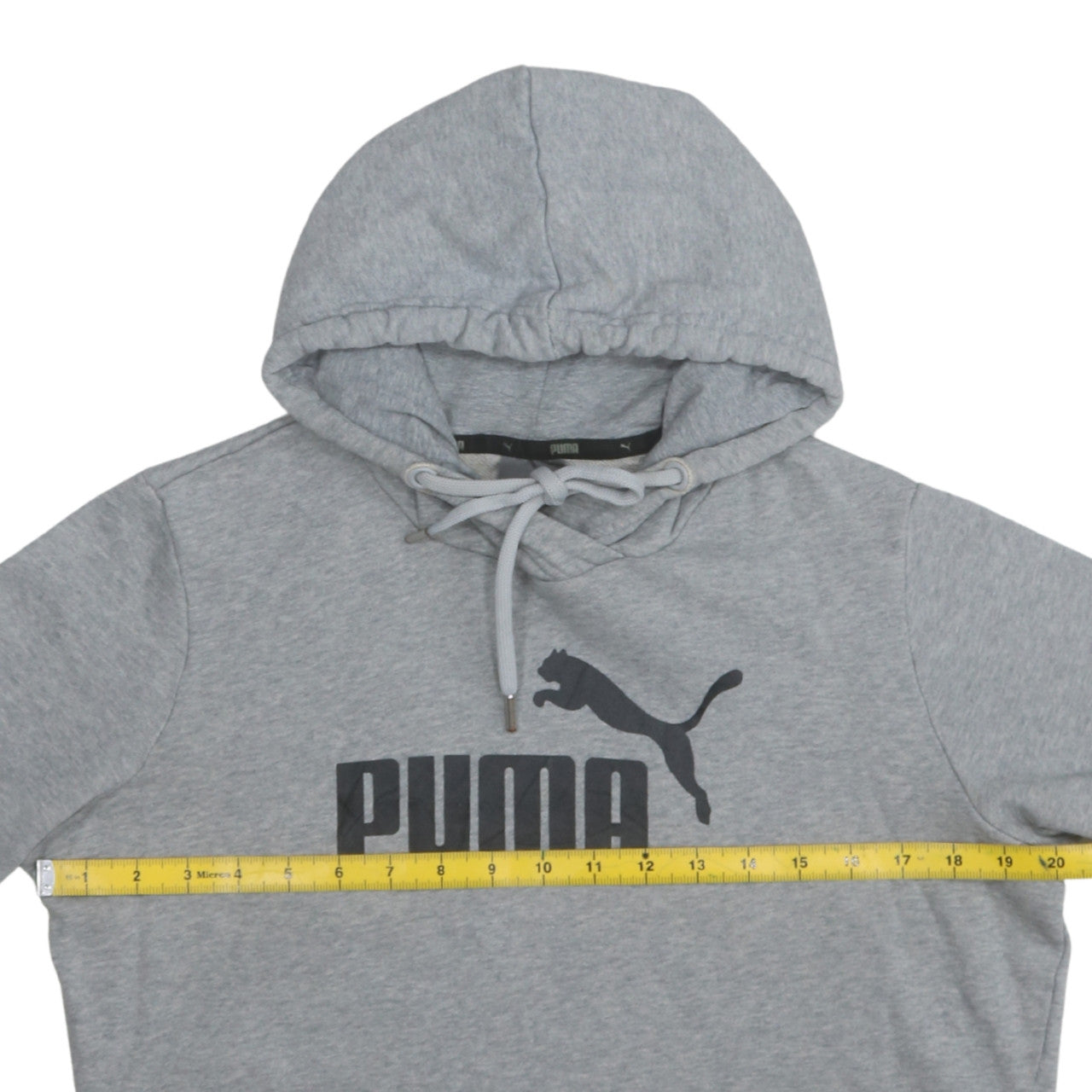 Womens UK Size XL PUMA Grey Pullover Hoodie
