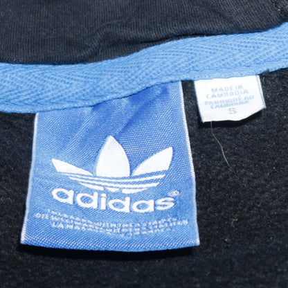 Womens UK Size S adidas Black Full Zip Hoodie