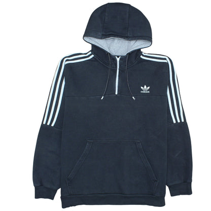 Mens UK Size XL adidas Black Pullover Hoodie
