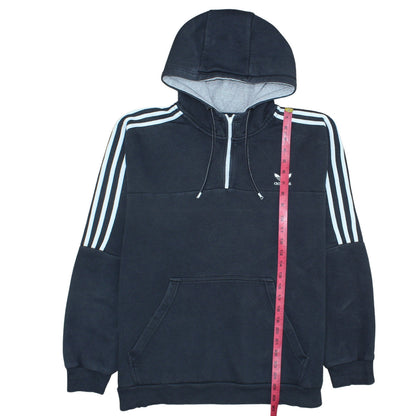 Mens UK Size XL adidas Black Pullover Hoodie