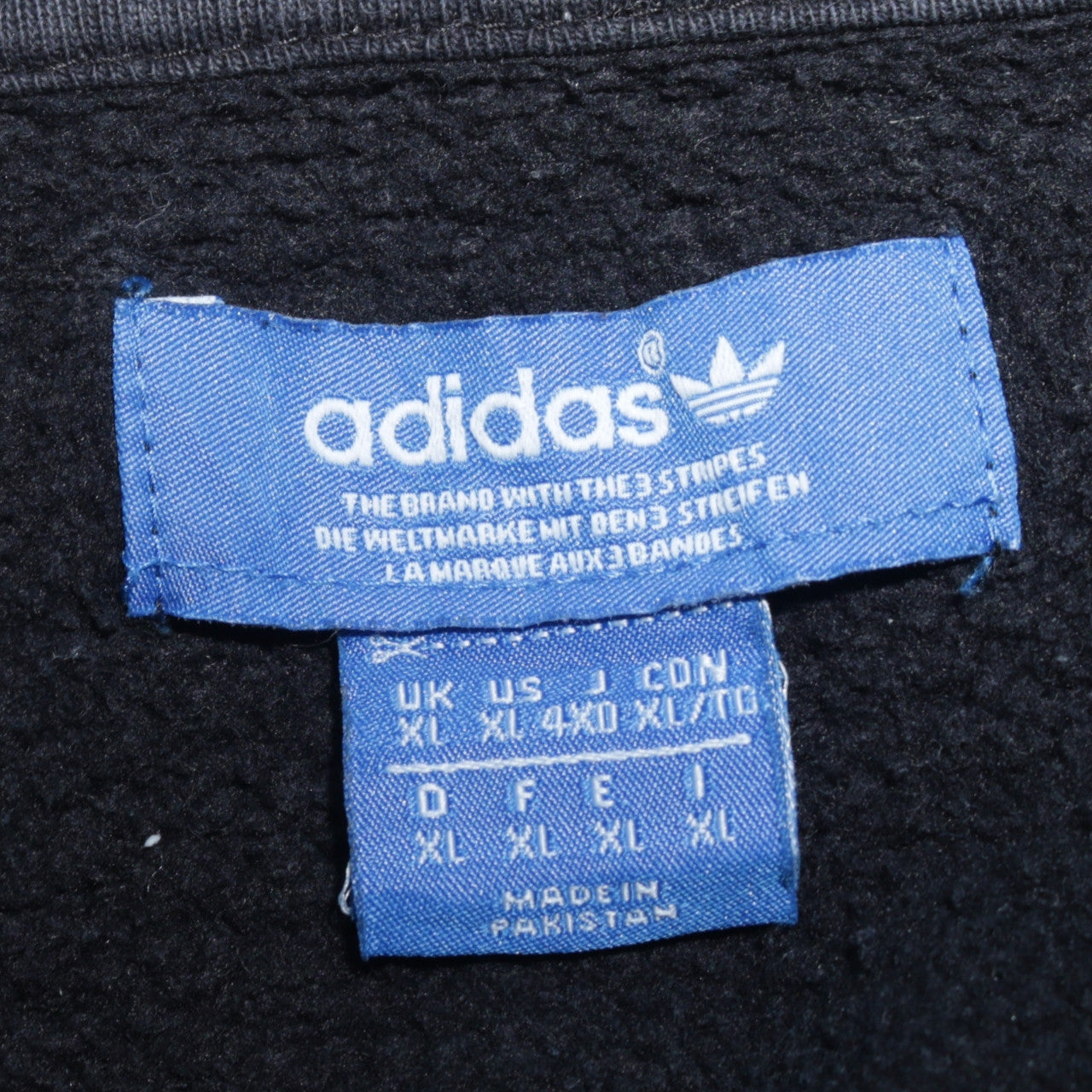Mens UK Size XL adidas Black Pullover Hoodie