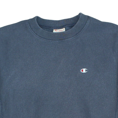 Mens UK Size S Champion Blue Pullover Sweatshirt
