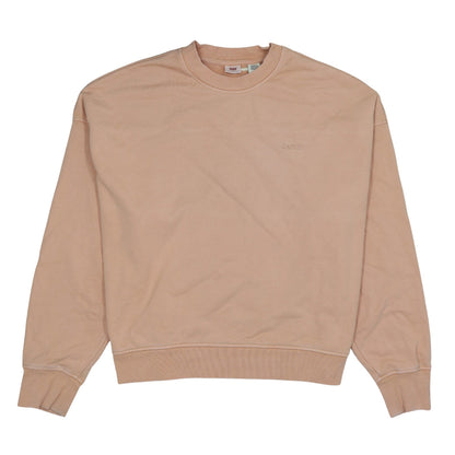 Womens UK Size L Levi's Beige Pullover Sweatshirt