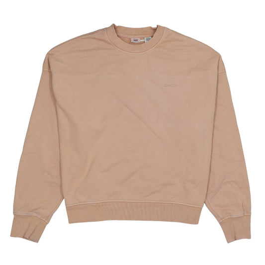 Womens UK Size L Levi's Beige Pullover Sweatshirt