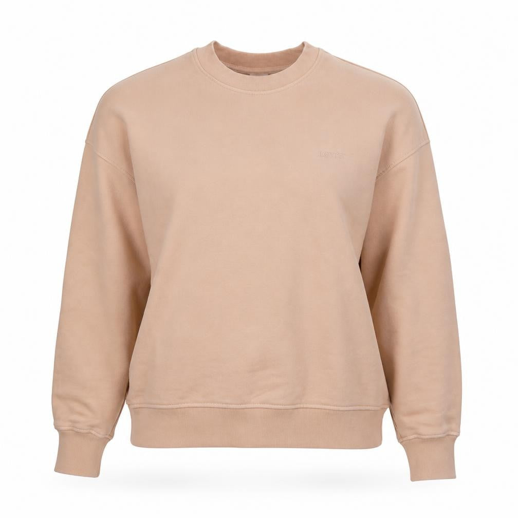 Womens UK Size L Levi's Beige Pullover Sweatshirt