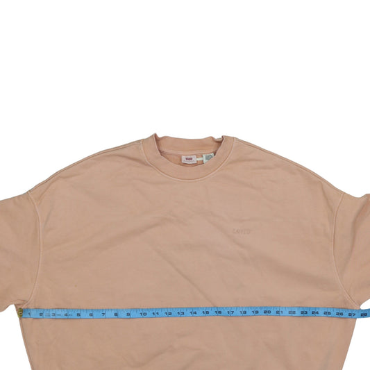 Womens UK Size L Levi's Beige Pullover Sweatshirt