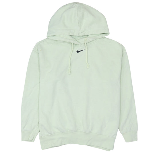Womens UK Size S Nike Green Pullover Hoodie