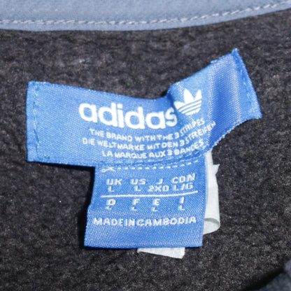 Mens UK Size L adidas Black Pullover Sweatshirt