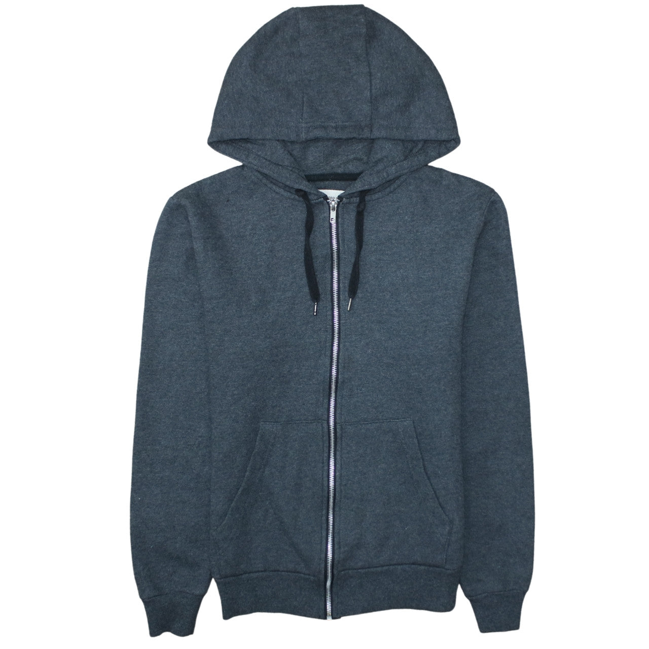 Mens UK Size S Cedarwood State Grey Full Zip Hoodie