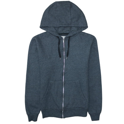 Mens UK Size S Cedarwood State Grey Full Zip Hoodie