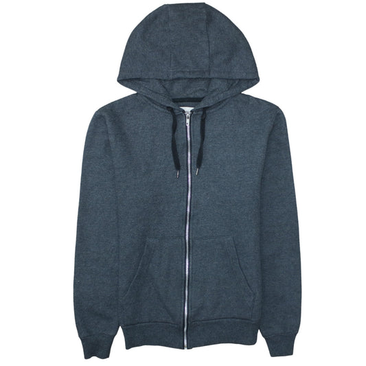 Mens UK Size S Cedarwood State Grey Full Zip Hoodie