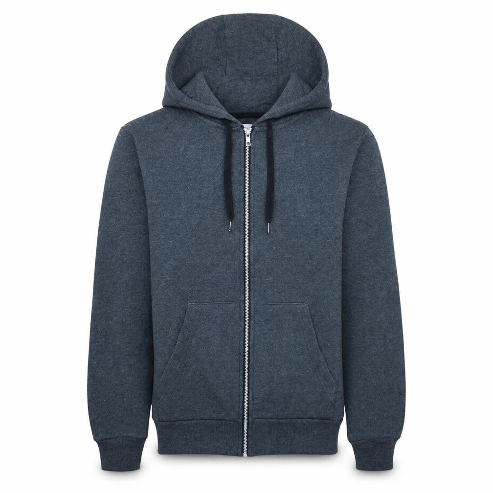 Mens UK Size S Cedarwood State Grey Full Zip Hoodie