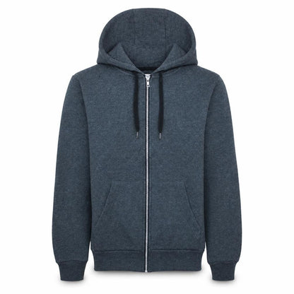 Mens UK Size S Cedarwood State Grey Full Zip Hoodie