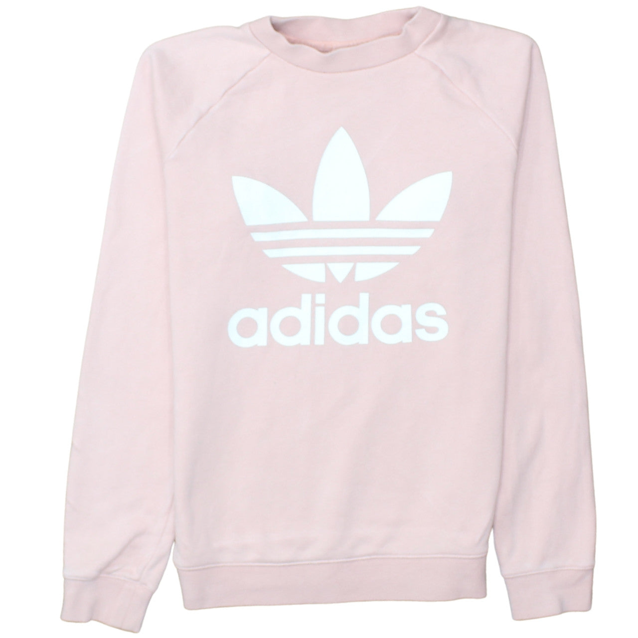 Womens UK Size XS adidas Pink Pullover Sweatshirt