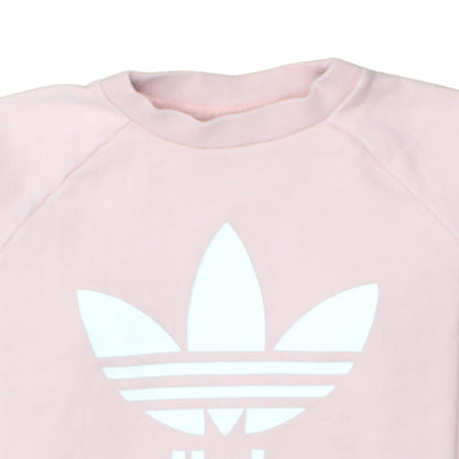 Womens UK Size XS adidas Pink Pullover Sweatshirt