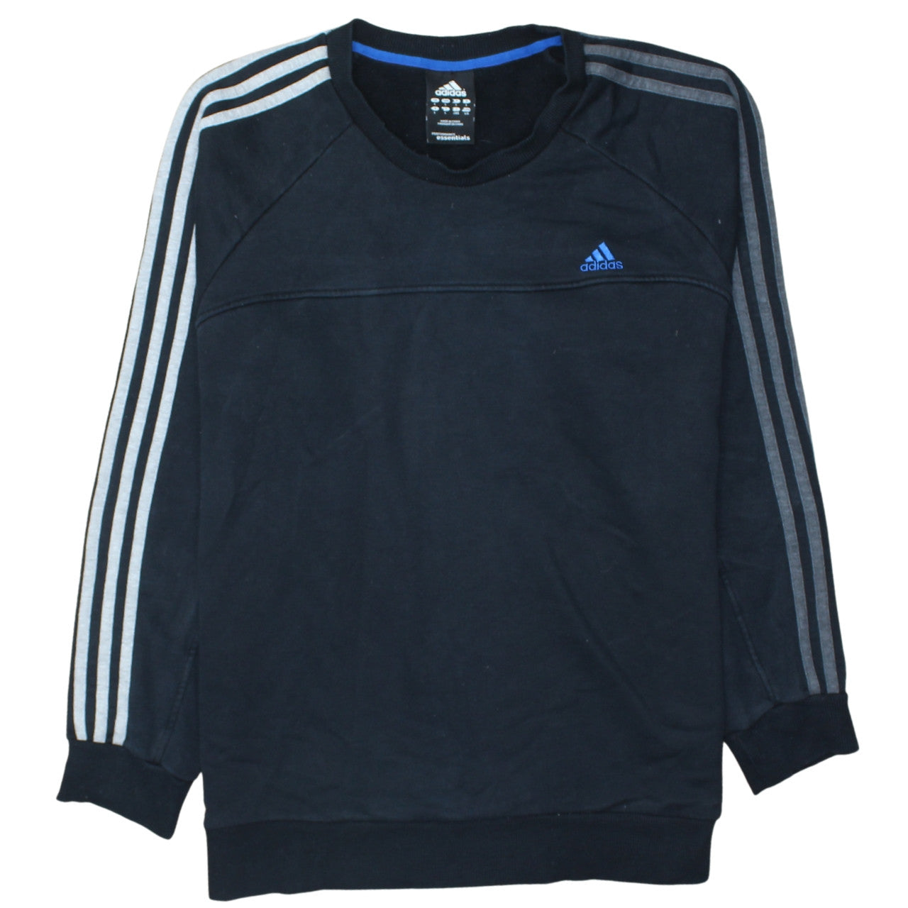 Mens UK Size L adidas Black Pullover Sweatshirt