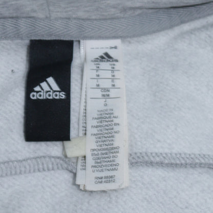 Mens UK Size M adidas Grey Full Zip Hoodie