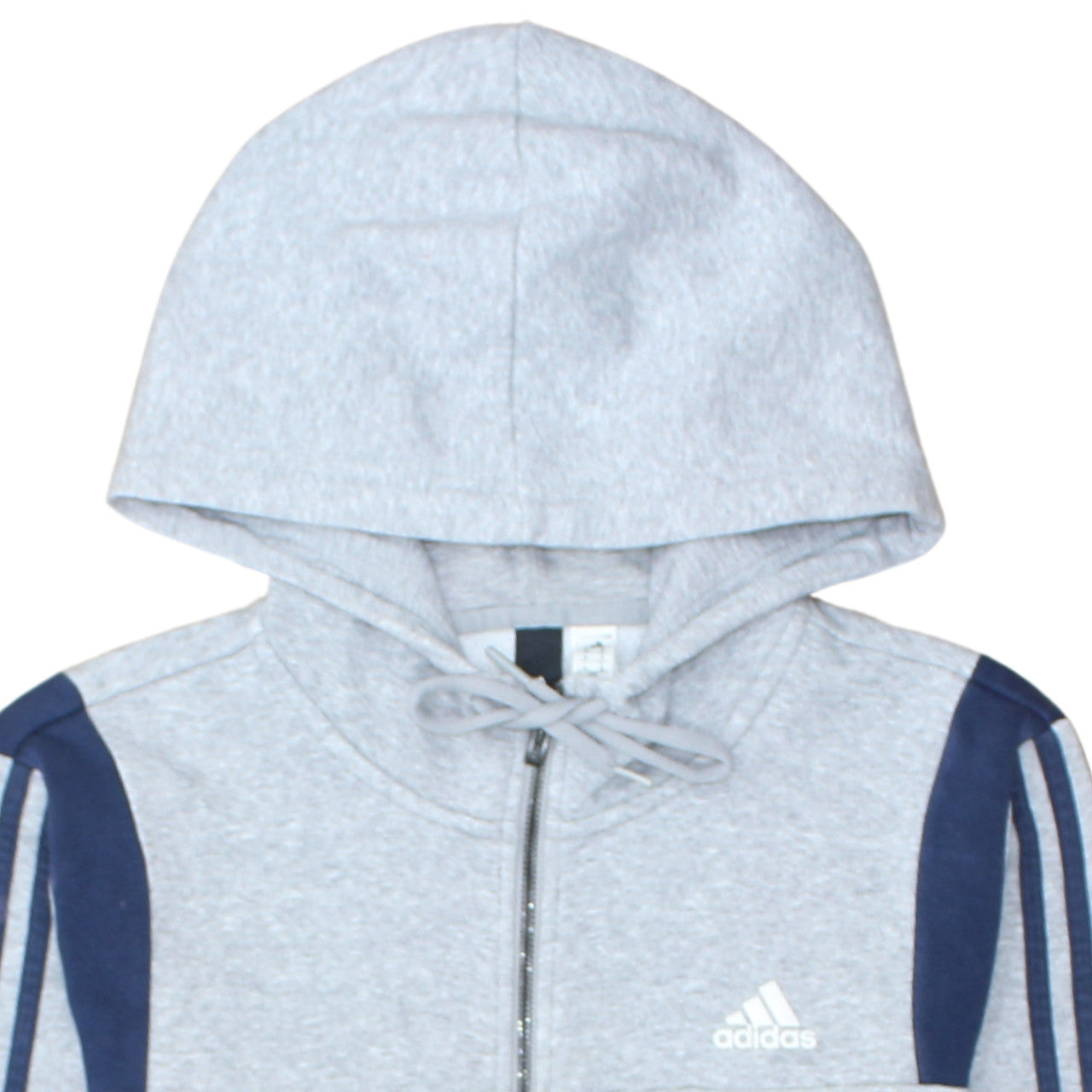 Mens UK Size M adidas Grey Full Zip Hoodie