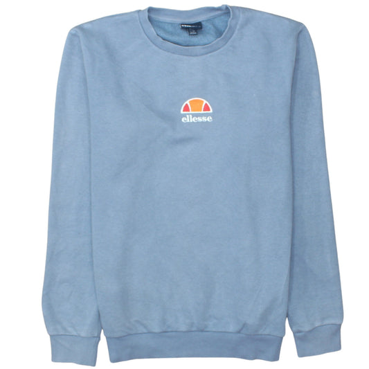 Womens UK Size 10 ellesse Blue Pullover Sweatshirt
