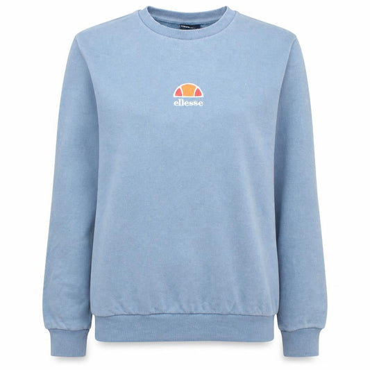 Front view of Ellesse Women's Blue Crew Neck Pullover Sweatshirt, size 10