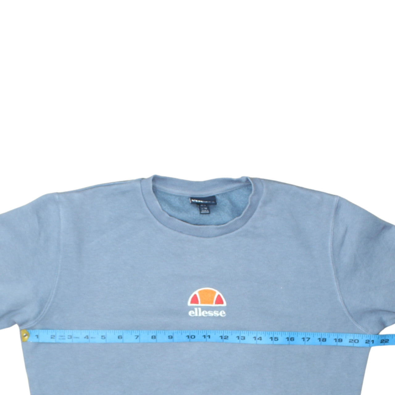 Womens UK Size 10 ellesse Blue Pullover Sweatshirt