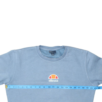 Womens UK Size 10 ellesse Blue Pullover Sweatshirt