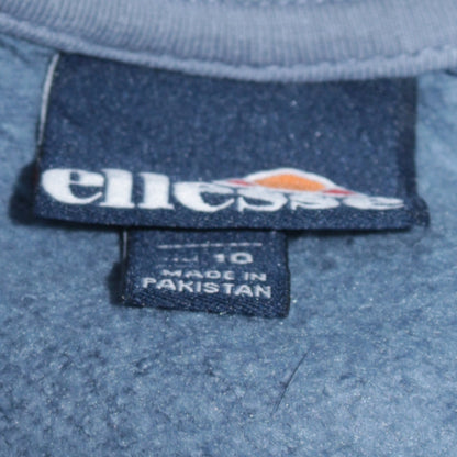 Womens UK Size 10 ellesse Blue Pullover Sweatshirt