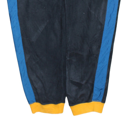 Nike Men's Black Blue Jogger Trousers L Regular Fit Fleece