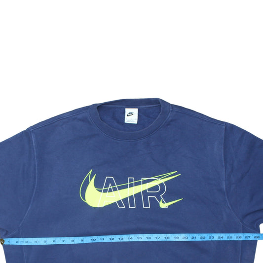 Mens UK Size XL Nike Blue Pullover Sweatshirt