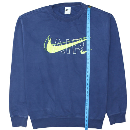 Mens UK Size XL Nike Blue Pullover Sweatshirt