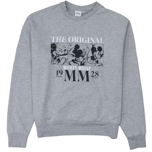 Womens UK Size XS Disney Grey Pullover Sweatshirt