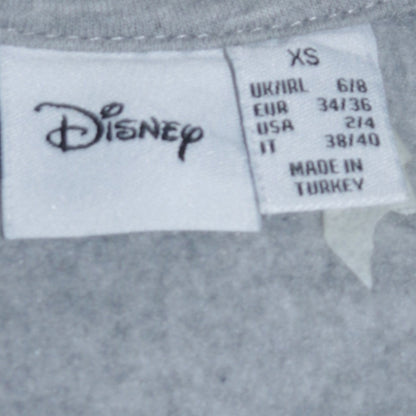 Womens UK Size XS Disney Grey Pullover Sweatshirt