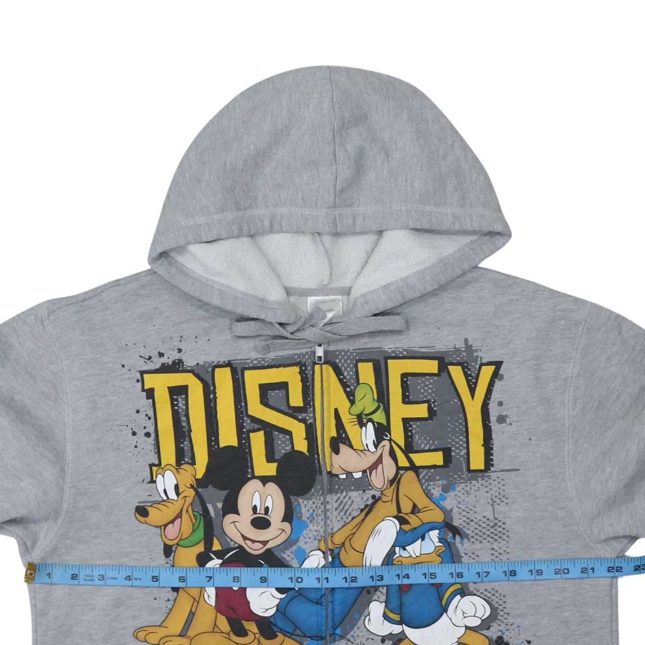 Womens UK Size M Disney Grey Full Zip Hoodie