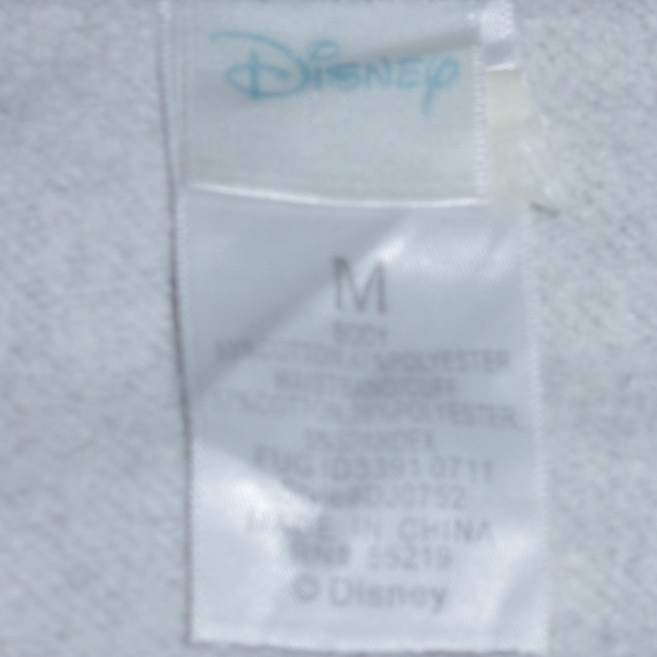 Womens UK Size M Disney Grey Full Zip Hoodie