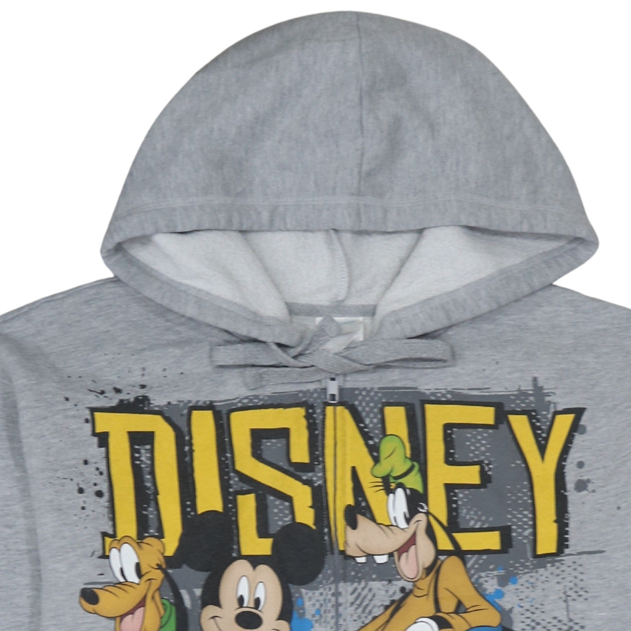 Womens UK Size M Disney Grey Full Zip Hoodie