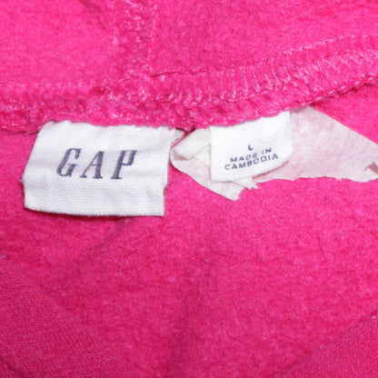 Womens UK Size L Gap Pink Pullover Hoodie