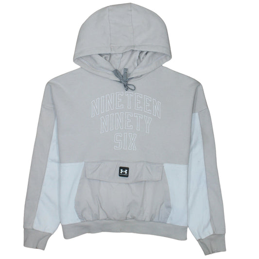 Mens UK Size M Under armour Beige Pullover Hoodie