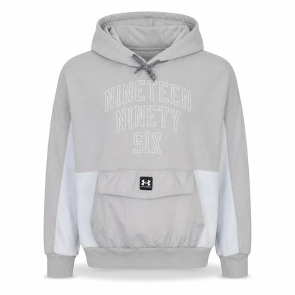 Mens UK Size M Under armour Beige Pullover Hoodie