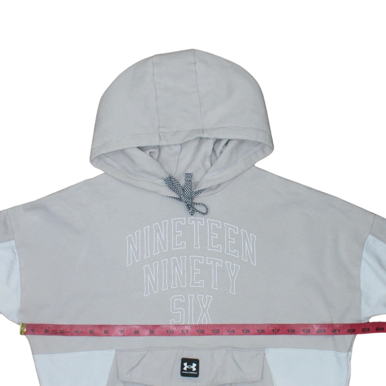 Mens UK Size M Under armour Beige Pullover Hoodie