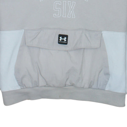 Mens UK Size M Under armour Beige Pullover Hoodie