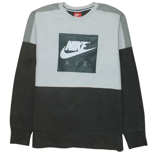 Mens UK Size M Nike Grey Pullover Sweatshirt