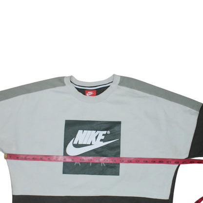 Mens UK Size M Nike Grey Pullover Sweatshirt