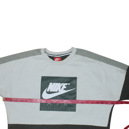 Mens UK Size M Nike Grey Pullover Sweatshirt